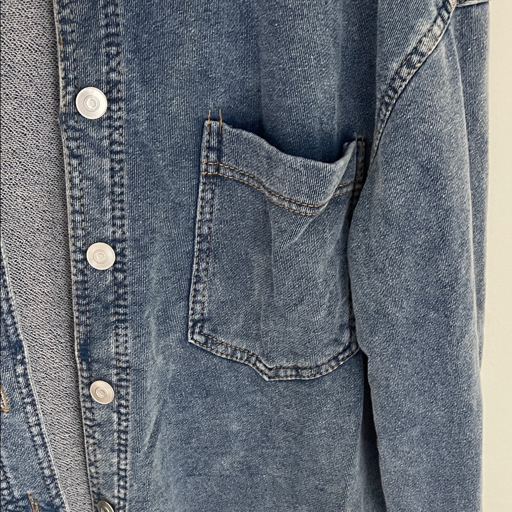 Denim Shirt Jacket - Picture 4 of 5